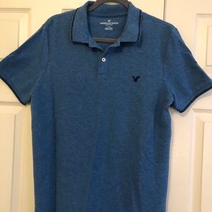 American Eagle Men’s Blue Polo
